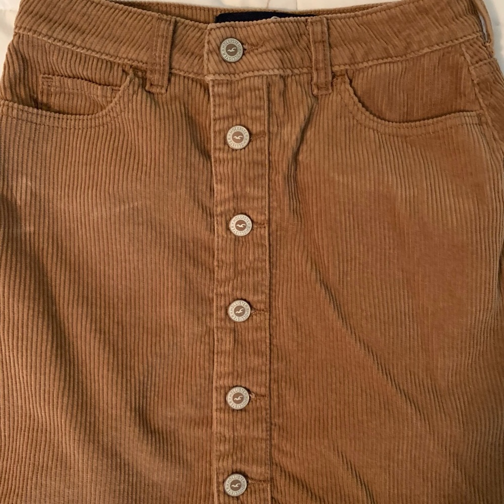 Brown corduroy skirt - Picture 3 of 6